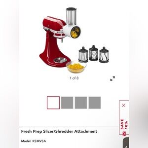 Kitchen Aid Fresh Prep Slicer/Shredder Attachment